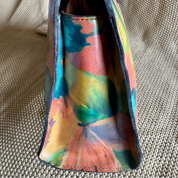 PATRICIA NASH SATCHEL HANDBAG WATER BUTTERFLY COLOR - Picture 3 of 9